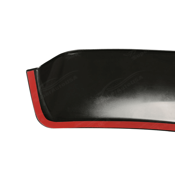 Fits 2008-2012 Honda Accord Carbon Trim Window Vent Visors & Rear Roof Spoiler