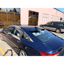 Fits 2008-2012 Honda Accord Carbon Trim Window Vent Visors & Rear Roof Spoiler-6