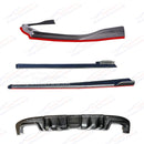 Full Body Kit Set - Carbon Fiber Print / Gloss Black| Fits Subaru WRX  (2015-2021 )-3