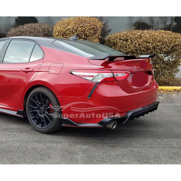 High-Performance TRD Style Rear Corner Splitters for 2023 Camry in 4 Colors by SuperAutoUSA
