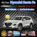 For Hyundai Santa Fe 2018-2020 Luggage Crossbar+Wind Deflector-2