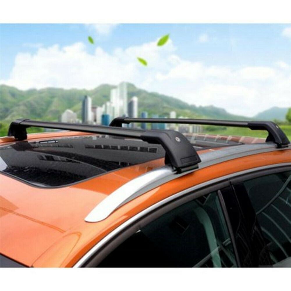 Fit 2017-2020 Jeep Compass Luggage Crossbar+Wind Deflector - 0