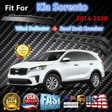 Barra transversal para equipaje y deflector de viento para Sorento 2016-2020 