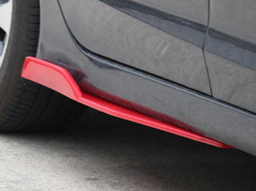 Se adapta a Toyota Camry 2008-2020 Faldones laterales Divisores Spoiler Difusor Alas (Rojo) 