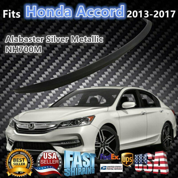 Fit 2013-2017 Honda Accord Alabaster Trunk Spoiler wing (Silver Metallic/NH700M)