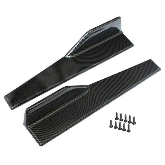 Side Skirt Splitter - Carbon Fiber Style | Fits Ford Fusion  ( 06-20 )