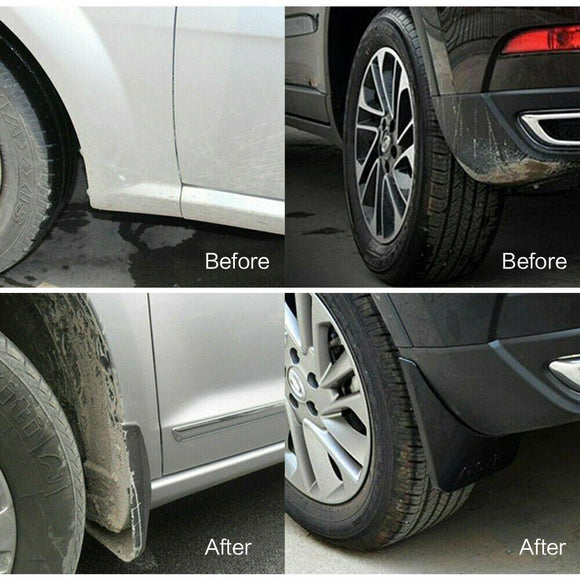 Fit 2012-2016 HONDA CR-V CRV Combo Front Rear Mud Flaps Splash Guards Black 4PCs Set