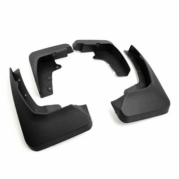 Juego de guardabarros delanteros y traseros para Ford Edge 2015-2018, color negro 