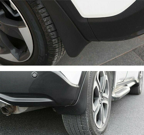 Fit 2015-2018 Ford Edge Black Car Front Rear Mud Flaps Splash Guards Set
