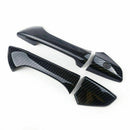 Embellecedores para manijas de puertas compatibles con Honda Accord Coupe 2008-2012 (impresión de fibra de carbono) -1