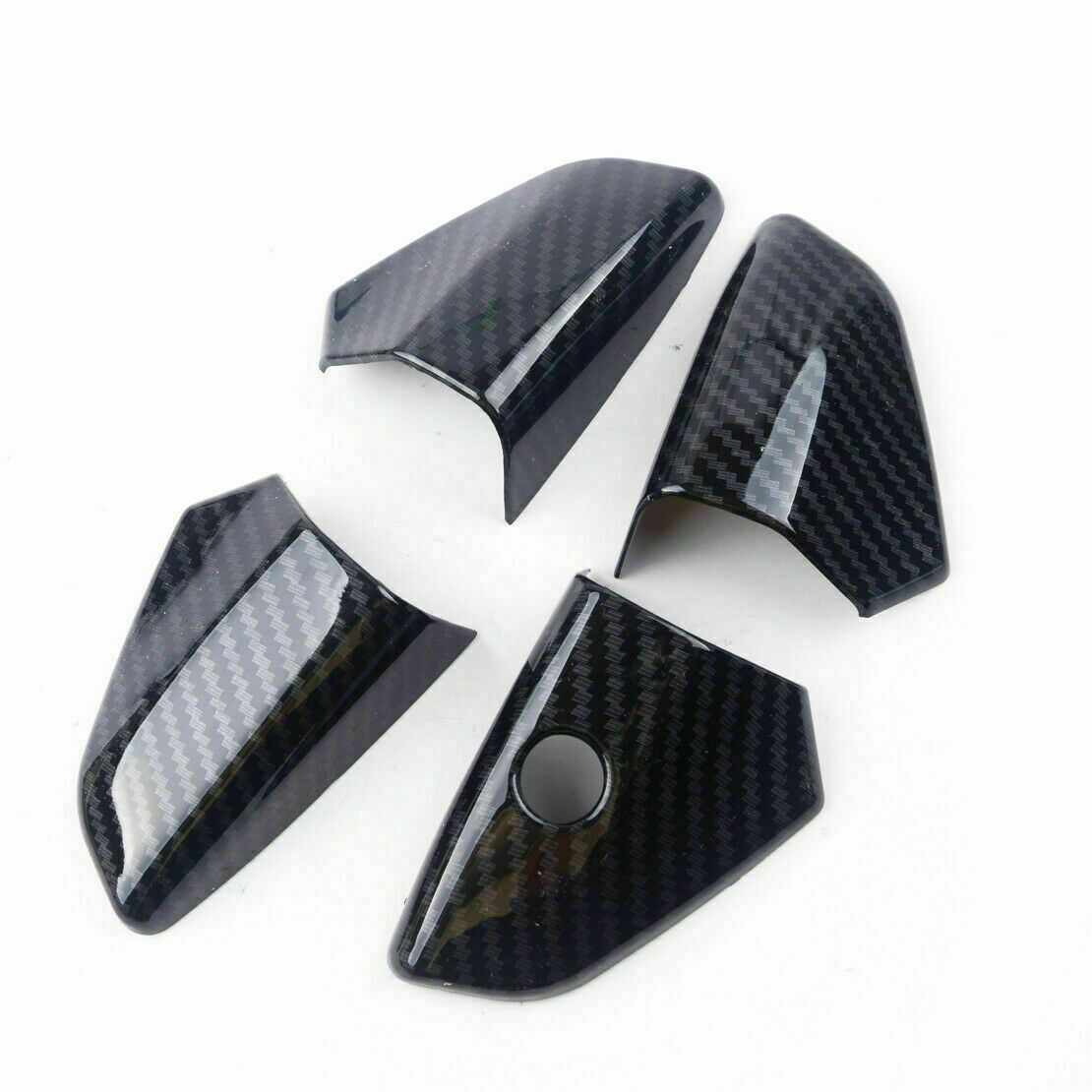 Ajuste 2008-2012 Honda Accord Coupe manija de puerta cubre embellecedores (impresión de fibra de carbono)