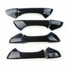 Embellecedores para manijas de puertas compatibles con Honda Accord Coupe 2008-2012 (impresión de fibra de carbono) -5