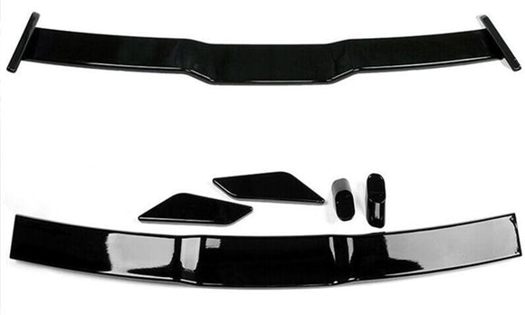 Fit 2018-2024 Toyota Camry TRD Style Rear Trunk Spoiler ABS Painted (Gloss Black)