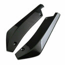 Universal Bumper Fin Canard Splitter Diffuser Spoiler Lip (Gloss Black)-3