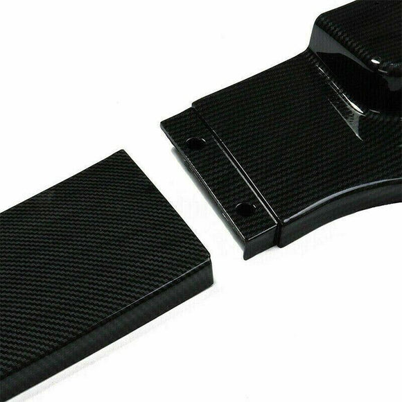 Fits 2014-2017 Infiniti Q50 Sport Front Bumper Lip Spoiler (Carbon Fiber Print)