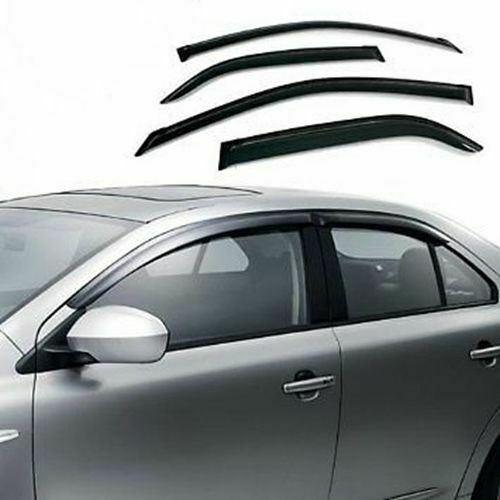 Se adapta a Infiniti Q50 2018-2021, viseras para ventanas con ventilación de canal exterior, protectores contra la lluvia, el sol y el viento, deflectores de sombra 