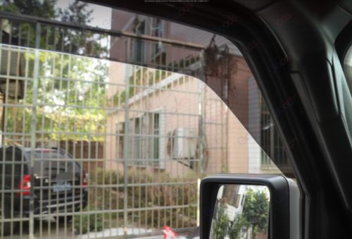 Fit 2007-2018 JEEP Wrangler JK OE Style Vent Window Visors Rain Sun Wind Guards Shade Deflectors
