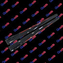 Se adapta a los divisores del panel de extensión de los faldones laterales de Honda de 94'' (estilo de fibra de carbono con borde rojo) -4