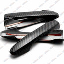 Ajuste para manijas de puertas laterales del lado del conductor y del pasajero de Honda CR-V CRV 2012-2016 (impresión de fibra de carbono, Smart Holes) -1
