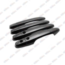 Ajuste para manijas de puertas laterales del lado del conductor y del pasajero de Honda CR-V CRV 2012-2016 (impresión de fibra de carbono, Smart Holes) -8