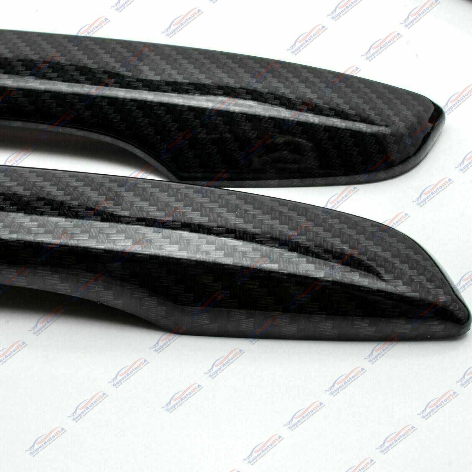 Fit 2012-2016 Honda CR-V CRV Driver Passenger Side Door Handle Covers Trim (Carbon Fiber Print)