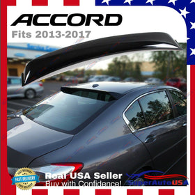 Fit 2013-2017 Honda Accord Sedan Rear Roof Window Spoiler Deflector