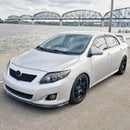 Fit 2014-2019 Toyota Corolla 3D Mugen Style Vent Window Visors Rain Sun Wind Guards Shade Deflectors-2