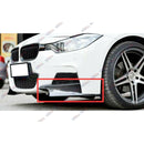 Fit 2012-2018 BMW 3 Series F30 M-Sport Front Lip Corner Splitters (Carbon Fiber Print)-5