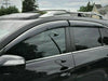 Compatible con Toyota 4Runner 2010-2019, viseras de ventana de ventilación con clip cromado, protectores contra viento y lluvia, deflectores de sombra
