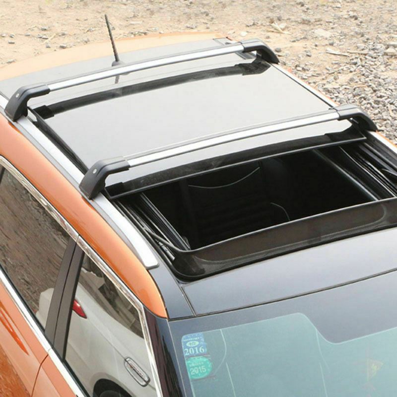 Ajuste 2017-2021 Jeep Compass OE estilo barra transversal de techo de aluminio de alto grado-3