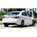Fit 2014-2019 Toyota Corolla Side Body Skirts (Unpainted Matte Black)-2