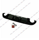 Fits 2014-2017 Infiniti Q50 Rear Spoiler Lower Diffuser with LED Light (Gloss Black)-5