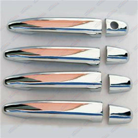 Fit 2004-2011 Lexus GS300 GS350 GX470 RX330 RX350 Driver Passenger Side Door Handle Covers Trim (Mirror Chrome)