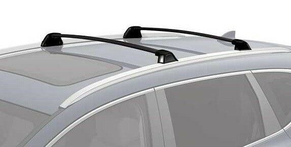 Compatible con Honda CRV 2017-2019, barras transversales de techo negras, portaequipajes