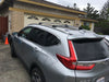 Compatible con Honda CRV 2017-2019, barras transversales de techo negras, portaequipajes
