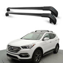 For Hyundai Santa Fe Sport 2013-2021 Baggage Luggage Cross Bar Black-1