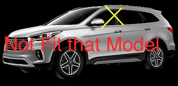 For Hyundai Santa Fe Sport 2013-2021 Baggage Luggage Cross Bar Black