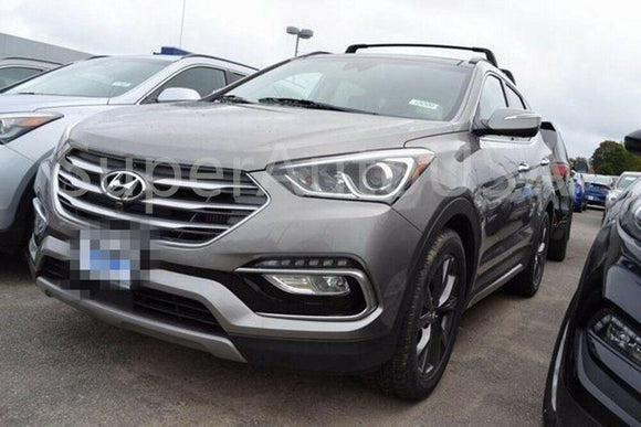 For Hyundai Santa Fe Sport 2013-2021 Baggage Luggage Cross Bar Black