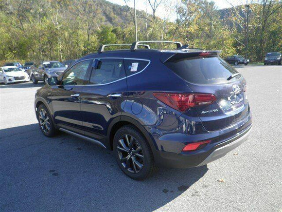 For Hyundai Santa Fe Sport 2013-2021 Baggage Luggage Cross Bar Black