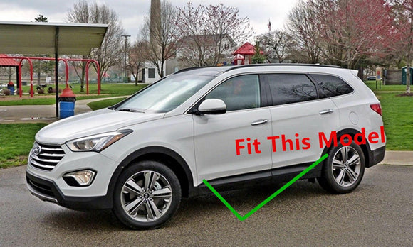 For Hyundai Santa Fe / XL 2013-2018 Rear Trunk Retractable Tonneau Cargo Cover (Black)