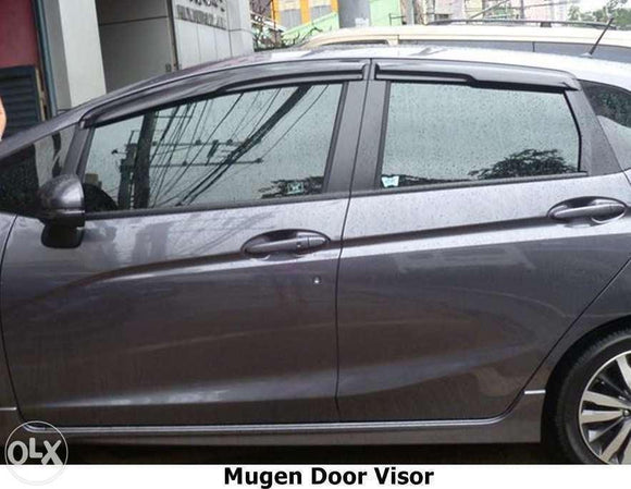 Compatible con SUBARU XV CROSSTREK 2012-2017, viseras para ventanas con ventilación estilo Mugen 3D, protectores contra la lluvia, el sol y el viento, deflectores de sombra 