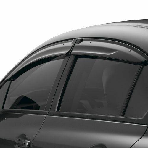 Compatible con SUBARU XV CROSSTREK 2012-2017, viseras para ventanas con ventilación estilo Mugen 3D, protectores contra la lluvia, el sol y el viento, deflectores de sombra 
