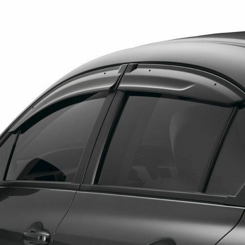 Fit 2012-2017 SUBARU XV CROSSTREK 3D Mugen Style Vent Window Visors Rain Sun Wind Guards Shade Deflectors