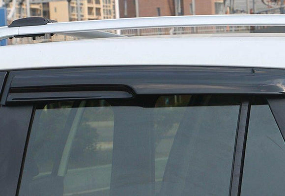 Fit 2012-2016 HONDA CRV CR-V 3D Mugen Style Vent Window Visors Rain Sun Wind Guards Shade Deflectors