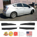 Universal Side Skirts Body Kit Rocker Panels Splitters Winglet Wings (Carbon Fiber Print, 4 pcs)-1