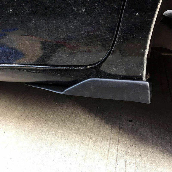 Kit de faldones laterales universales de línea inferior negra para carrocería de 45 cm/17,7" (negro, 2 piezas) 