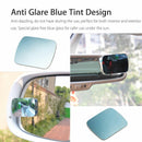 Universal 2PCS Blue Blind Spot Mirror Wide Angle Rear View Car Side Mirror Self Adhesive-6