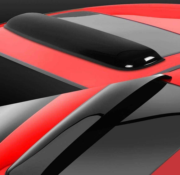 35" Smoke Tint Sunroof Sun Rain Shades Guards Vent Deflector