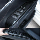 Fit 2018-2023 Toyota Camry Window Lift Switch Button Panel Cover Trim (Carbon Fiber Print)-3