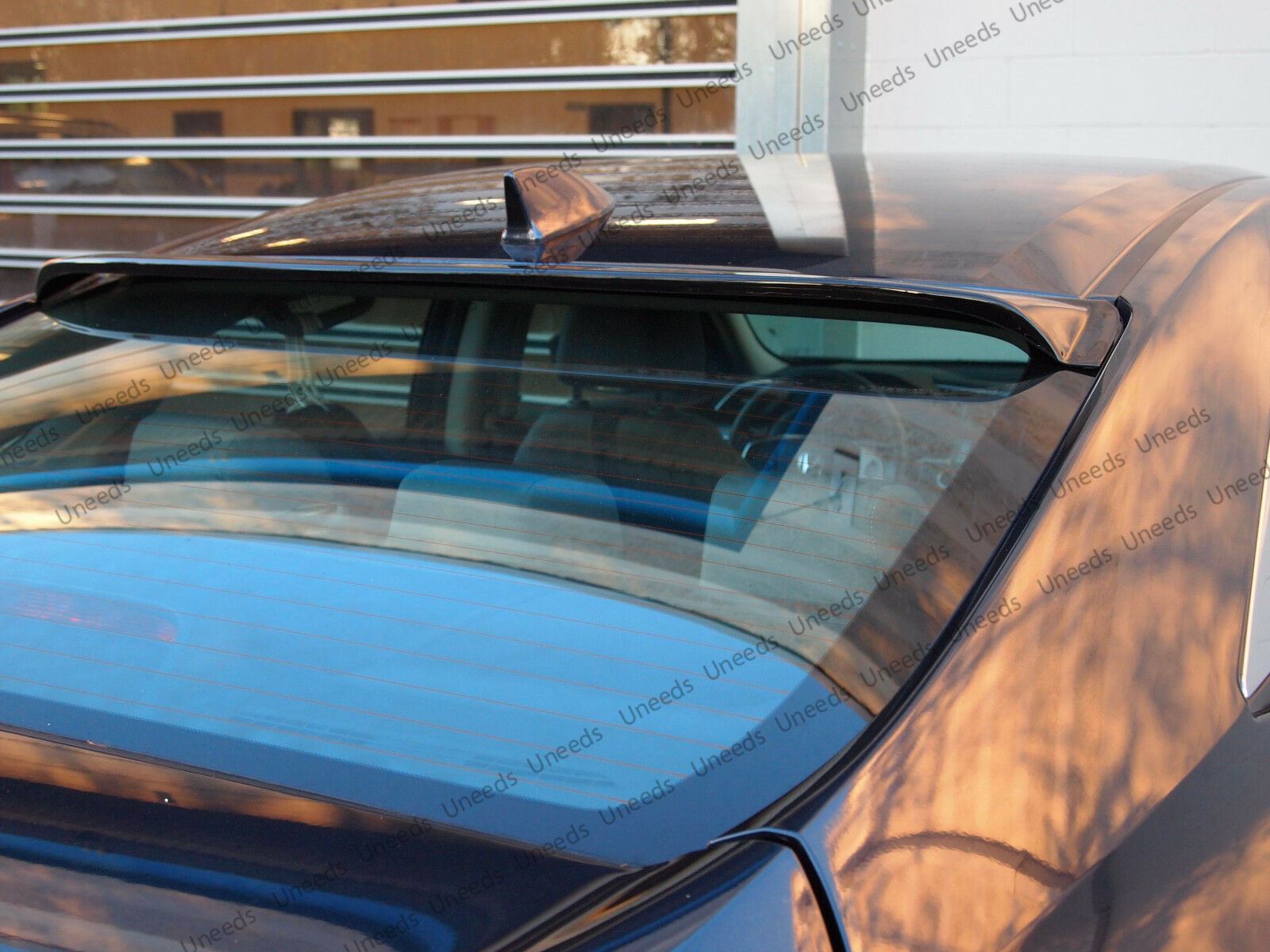 Fit 2016-2021 Honda Civic 4Dr ABS Black Rear Roof Window Visor Spoiler 3D JDM